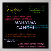 Gandhi Quotes Poster (Vorne)