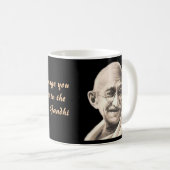 Gandhi Schale. Kaffeetasse (VorderseiteRechts)