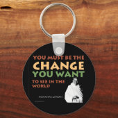 Gandhi Schlüsselanhänger (Vorderseite)