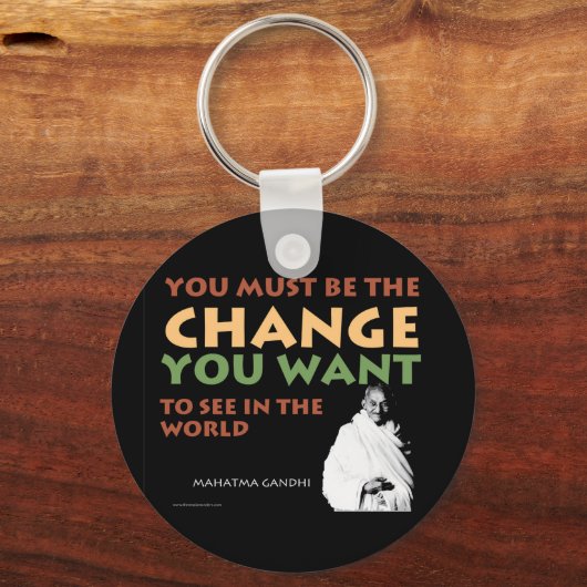 Gandhi Schlüsselanhänger (Vorderseite)