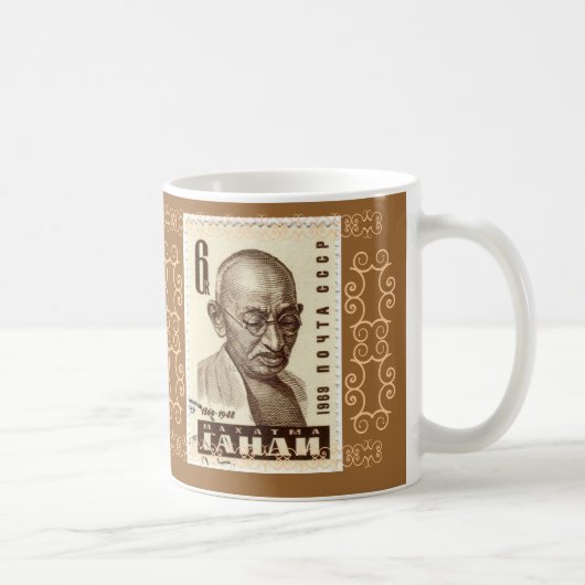 Gandhi Tasse, zuerst, das sie ignorieren Kaffeetasse (Rechts)