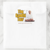 Gandhi Tour Sticker (Tasche)