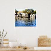 Gandhi-Weisheit-Sprichwort-Quotum über das Schicks Poster (Küche)