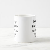 Gandhi Zitat 1a Kaffeetasse (Mittel)