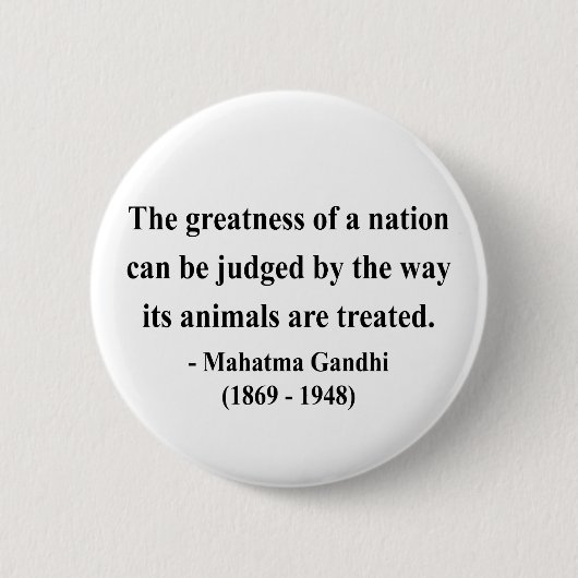 Gandhi Zitat 2a Button (Vorderseite)