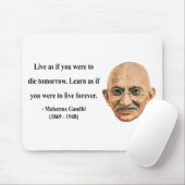 Gandhi Zitat 4b Mousepad (Mit Mouse)