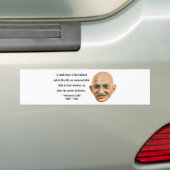 Gandhi Zitat 6b Autoaufkleber (Auf Auto)