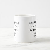 Gandhi Zitat 8a Kaffeetasse (Mittel)