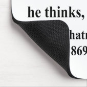 Gandhi Zitat 8a Mousepad (Ecke)