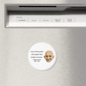 Gandhi Zitat 8b Magnet (In Situ (Geschirrspüler))