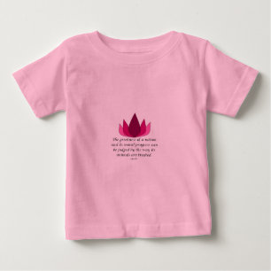 Gandhi Zitat Baby T-shirt