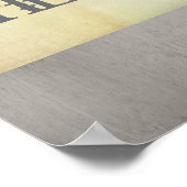 Gandhi Zitat ist das Change Poster Shabby Chic (Ecke)