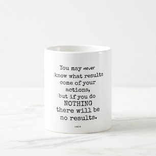 Gandhi Zitat Kaffeetasse