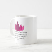 Gandhi Zitat Kaffeetasse (Vorderseite Links)