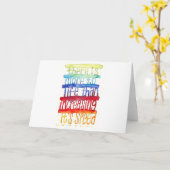 Gandhi Zitat Karte (Gelbe Blume)