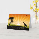 Gandhi Zitat Karte (Gelbe Blume)