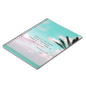 Gandhi Zitat Live als wären Sie...Tropisches Thema Notizblock (Linke Seite)