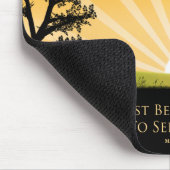 Gandhi Zitat Mousepad (Ecke)