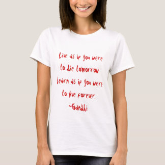 Gandhi Zitat T-Shirt