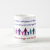 Gandhi Zitat-Tasse Kaffeetasse (Mittel)