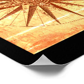 Gandhi zitieren ist das Wort Kunst ändern Poster (Ecke)