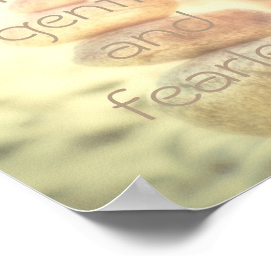 Gandhi zitiert Poster-Rock-Wand-Kunst Poster (Ecke)