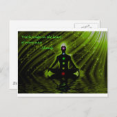 Gandhis Weisheit Postkarte (Vorne/Hinten)