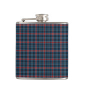 Gandy von Myrton Clan Tartan Kariertes Muster Flachmann (Vorderseite)