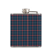 Gandy von Myrton Clan Tartan Kariertes Muster Flachmann (Rückseite)