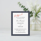 Gandy von Myrton Tartan Kariertes Familienmuster Postkarte (Stehend Vorderseite)