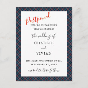 Gandy von Myrton Tartan Kariertes Familienmuster Postkarte