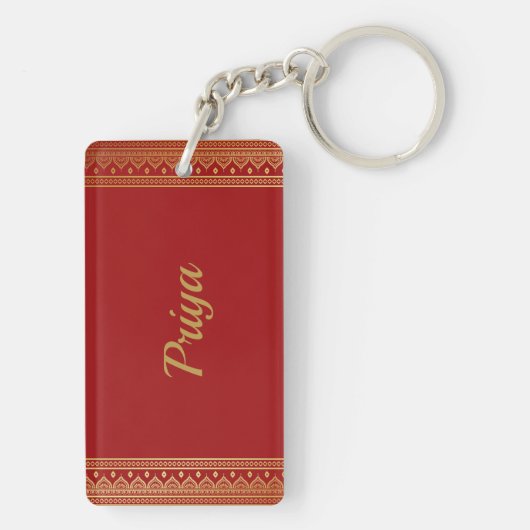 Ganesh Acrylic Schlüsselanhänger (Rückseite)