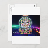 GANESH AURA BLESSINGS POSTKARTE (Vorne/Hinten)