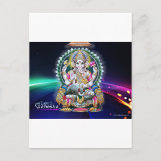 GANESH AURA BLESSINGS POSTKARTE