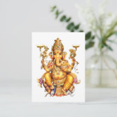 GANESH AURA POSTKARTE (Stehend Vorderseite)