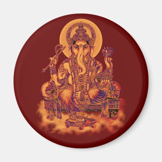 Ganesh - Beseitigung von Hindernissen Magnet (Vorne)