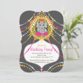 Ganesh Birthday party 5" x 7 Einladungskarte Einladung (Stehend Vorderseite)