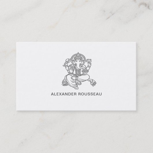 Ganesh Business Card Visitenkarte (Vorderseite)