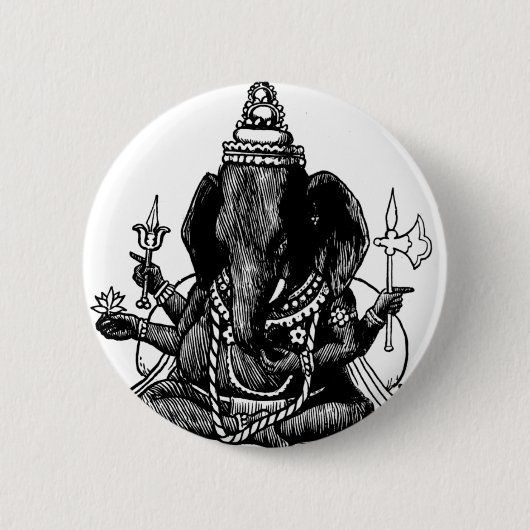 Ganesh Button (Vorderseite)