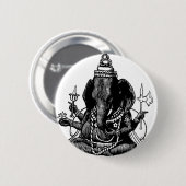 Ganesh Button (Vorne & Hinten)