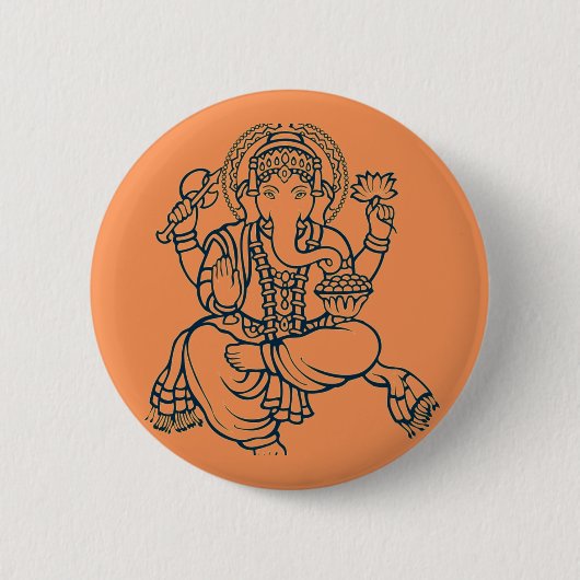 Ganesh Button (Vorderseite)