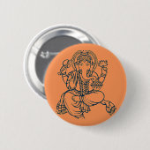 Ganesh Button (Vorne & Hinten)