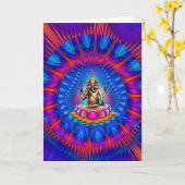 Ganesh Card Karte (Gelbe Blume)