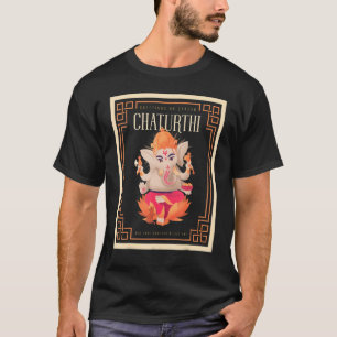 Ganesh Chaturthi Hinduismus Wohlstand Glück T-Shirt