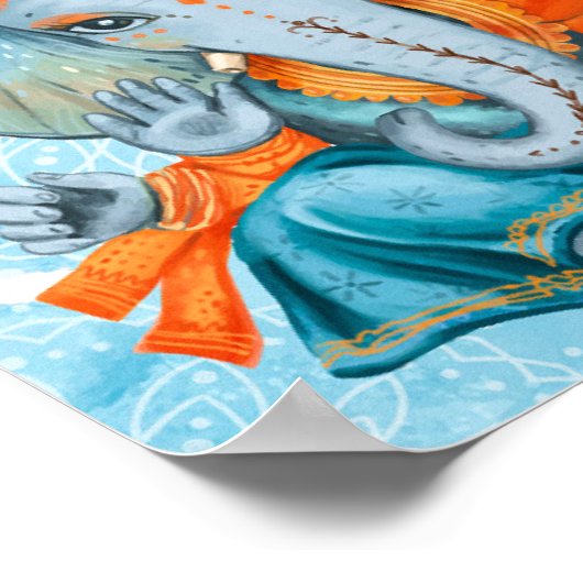 Ganesh Chaturthi Poster (Ecke)