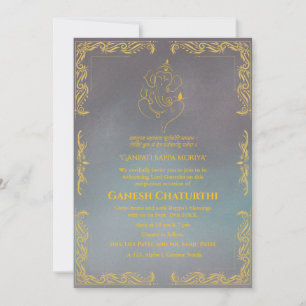 Ganesh Chaturthi Puja Einladung