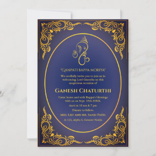 Ganesh Chaturthi Puja Einladung