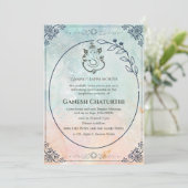 Ganesh Chaturthi Puja Einladung (Stehend Vorderseite)