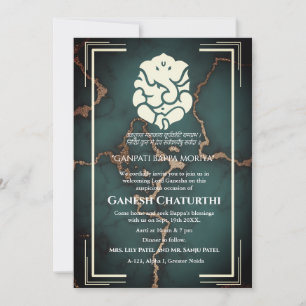 Ganesh Chaturthi Puja Einladung