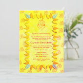 Ganesh Chaturthi Puja Einladung (Stehend Vorderseite)